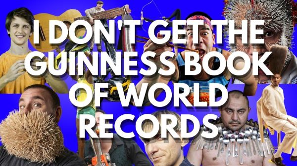 I don't get the guinness book of world records colourful large title comedy blog feature picture image
