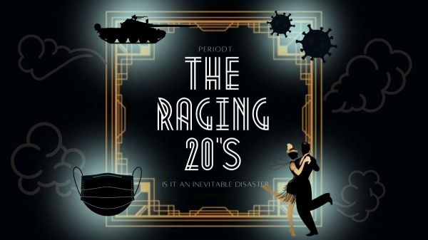 a roaring 20's themed war 2020 memorial image with memories and news of recent